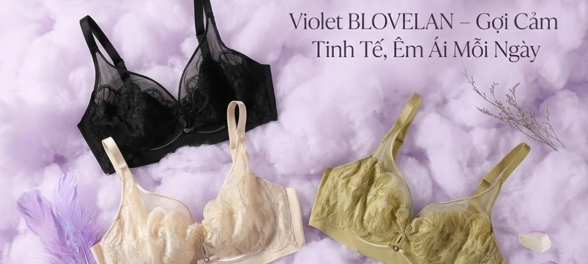 Áo ngực ren Violet BLOVELAN