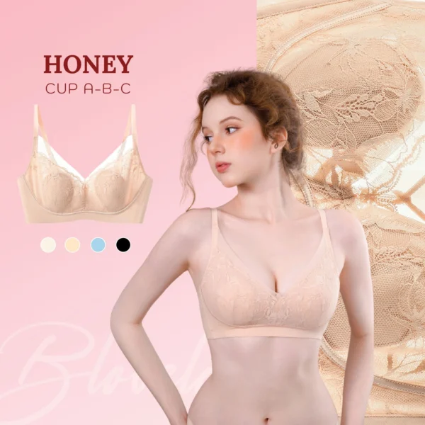 Áo ngực ren không gọng thoải mái Honey