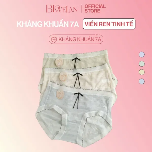 Quần lót nữ lưng cao thoáng mát May